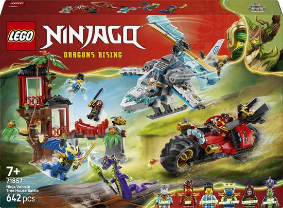 LEGO Ninjago Boomhutgevecht met ninjavoertuig