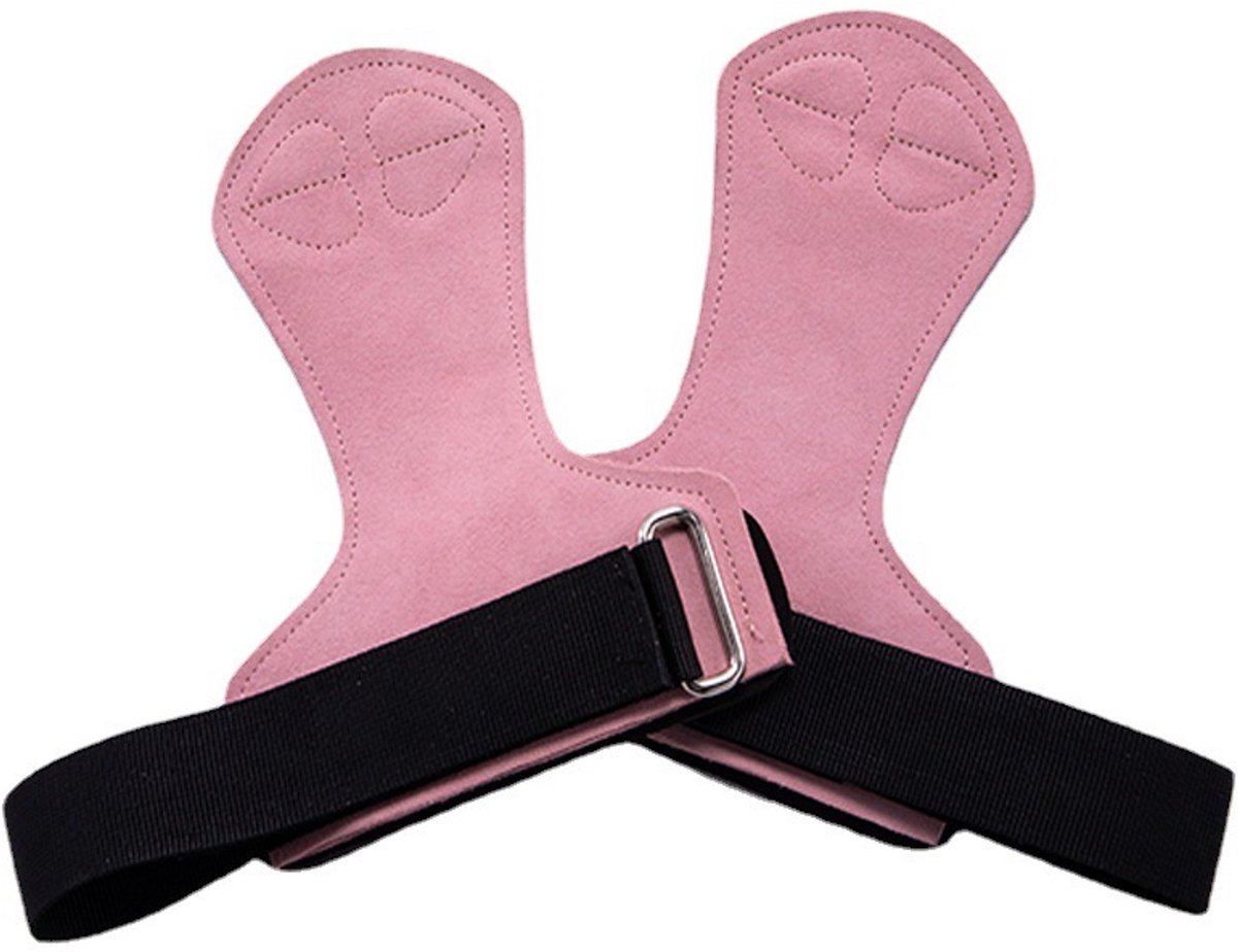 Polsbandjes voor sporthandschoenen - Sporthandschoenen - Roze - Handbescherming voor gripversterkende trainers - Antislip polsbandjes voor optrekstangen
