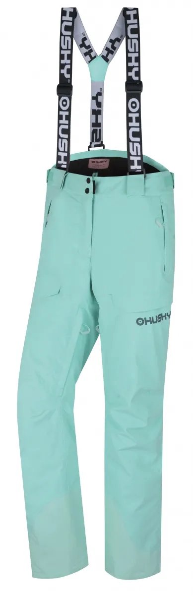 Husky skibroek voor dames Grati Stretch 20.000 membraan Licht Groen