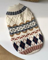 Hondentrui Noors voor kleine honden Beige - Maat S - Ruglengte 25cm