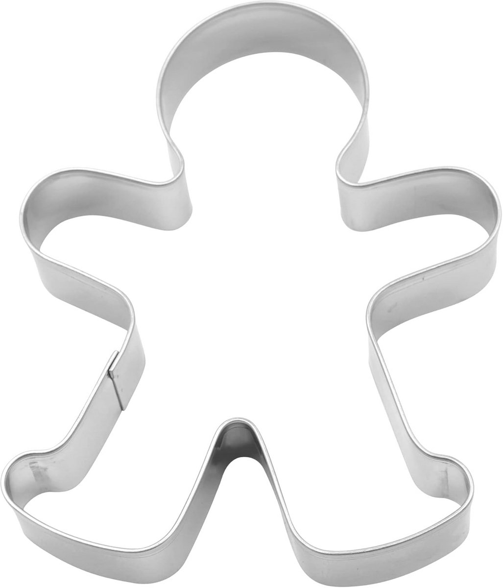 Uitsteekvorm Peperkoekman - Roestvrij Staal, Vaatwasmachinebestendig - 6,3 cm
