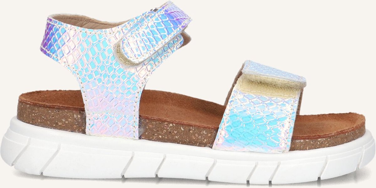 Ton & Ton Meisjes Platte sandalen Ulla Metallic Lakleer Platte zool Zilver