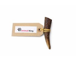 Hertengewei voor Hond 30-50 Gram - Kauwbot voor Lang Kauwplezier voor Kleine Hond - Hondenbot - Harde Hondensnack - Animalking - Gewei Hond