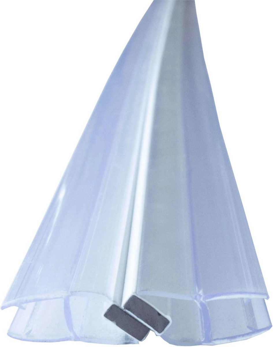 Doucheafdichting 2x 2m magnetische afdichting voor douchedeuren 8 mm glasdikte