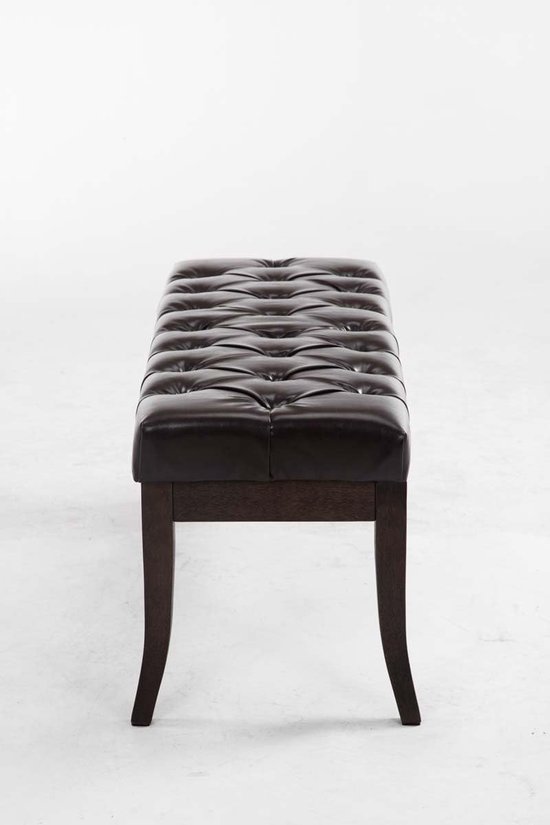 Elegante Bank Met Kunstleren Bekleding En Houten Frame Chesterfield elegante-bank-met-kunstleren-bekleding-en-houten-frame-chesterfield