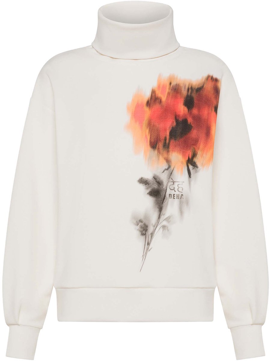 Deha Soft Touch Graphic Sweatshirt - Fashion Wear - Vrouwen