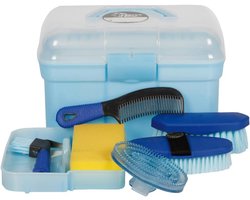 Complete Poetskist voor Paarden en Pony's - Lichtblauw