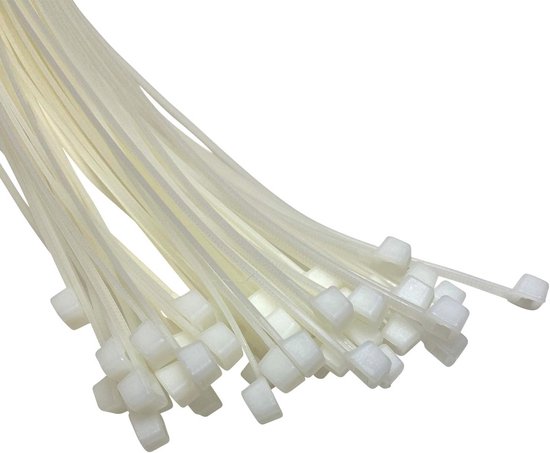 Extra Grote Nylon Kabelbinders - Zwart en Wit, 9,0 mm x 750 mm | bol