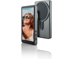 MOJOGEAR VS2 Selfie Vlog Monitor Voor iPhone en Android - Magnetisch - Draadloos via WiFi met MagSafe - Met Afstandsbediening - Grijs