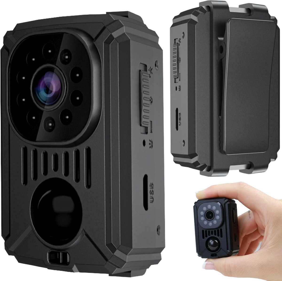 Verborgen Camera - Spy Camera - Spionage - Zwart
