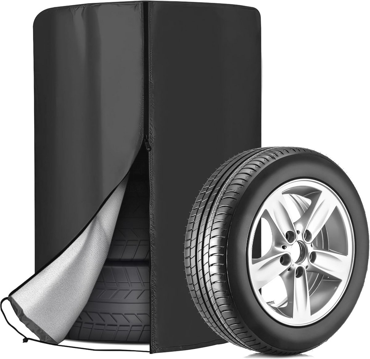 Universele waterdichte bandenhoes voor 4 autobanden, beschermingshoes voor 18-22 inch banden, stofdicht en weerbestendig