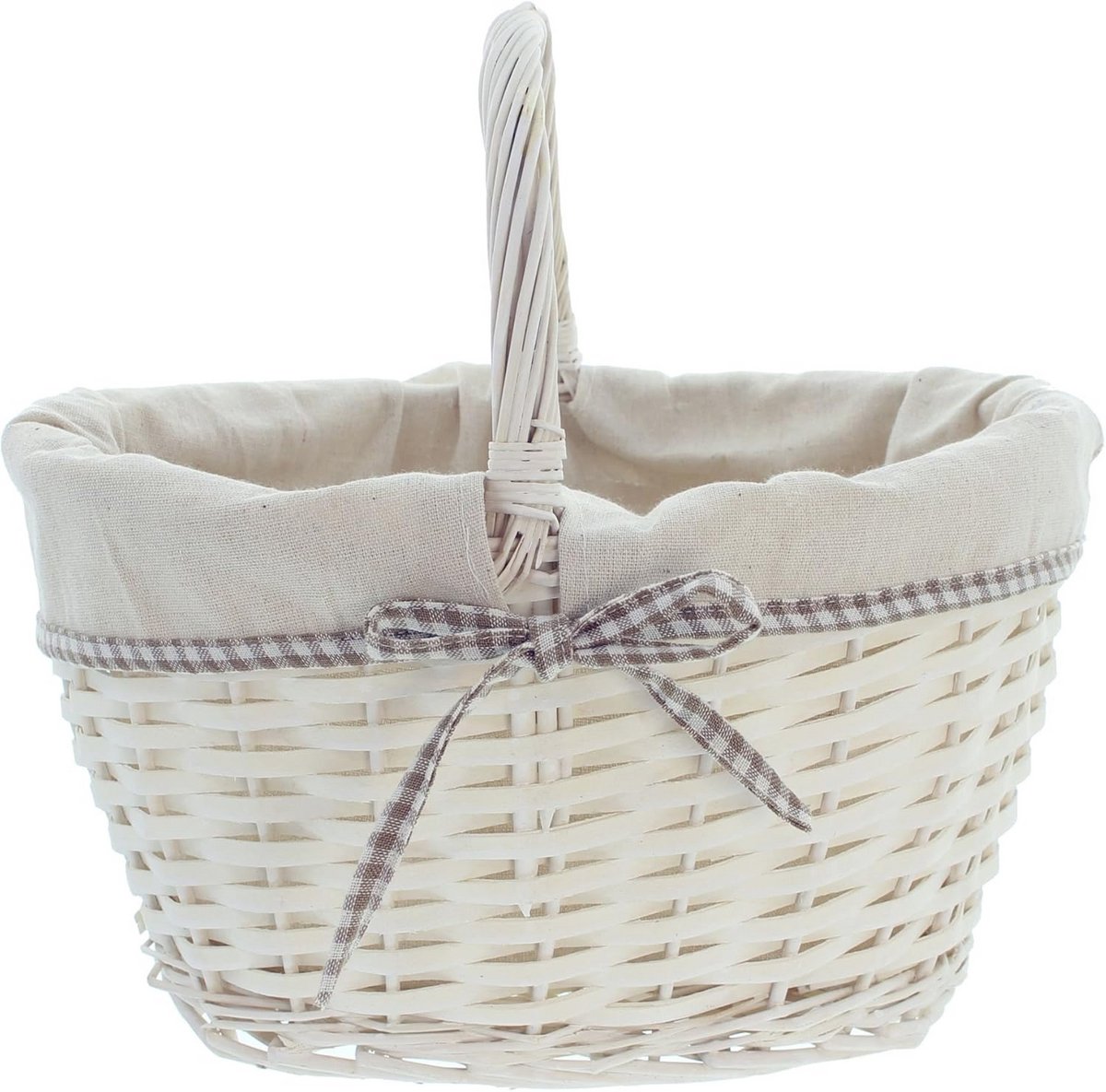 Strijkmand Liefdeshart - Romantische Stijl - 36 x 27 x 20 cm