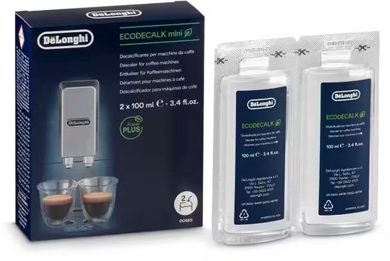 Détartrant écologique (2 x100 ml) DeLonghi pour machines à café