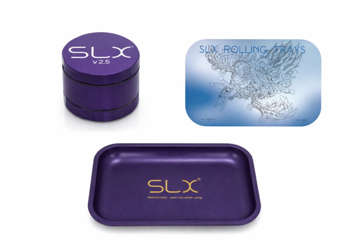 SLX Bundle Grinder 62mm Grinder Purple Haze.