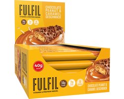 Fulfil Nutrition Vitamine & Proteïne Repen - Pinda & Karamel - 15 stuks