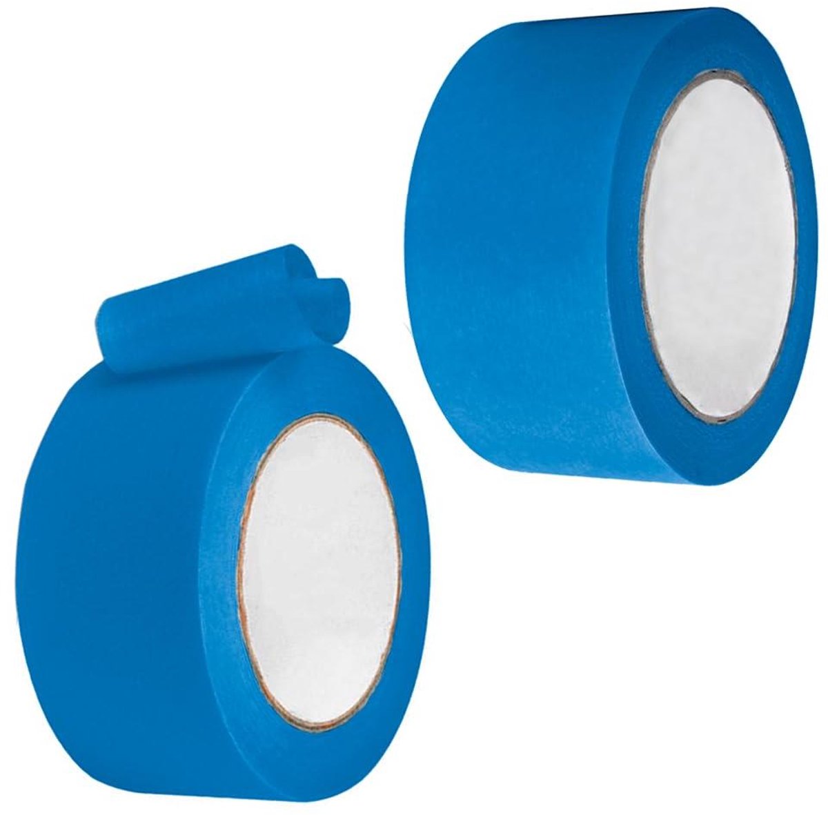 Allecta - Maskertape voor schilderwerk - 2 rollen - Dun plakband - Blauw - Voor lacado en decoratie - 48 mm x 50 m