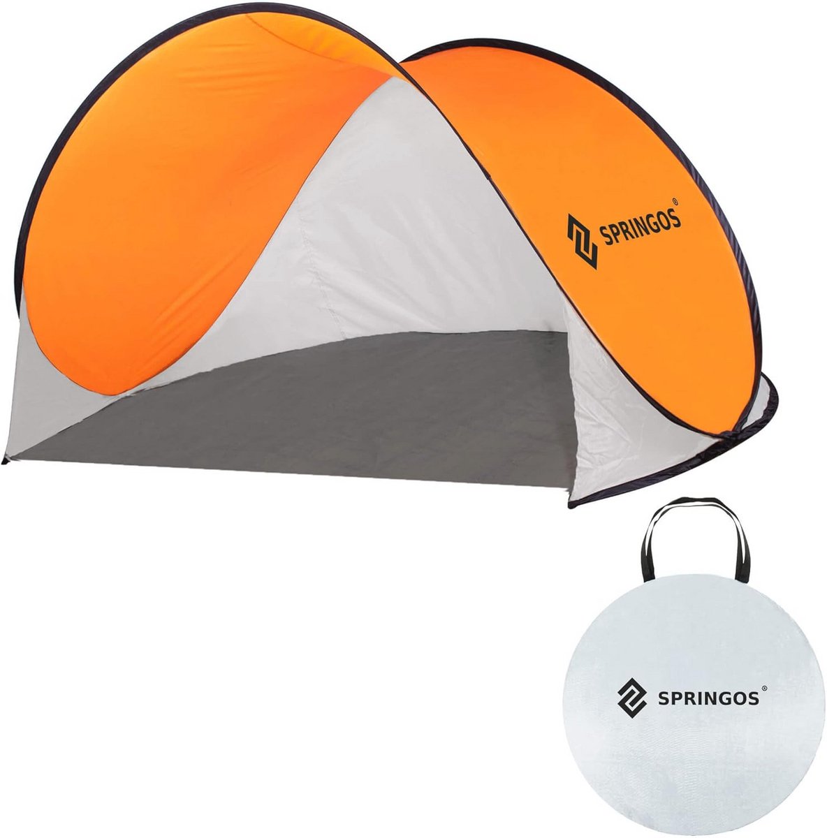 Pop-Up Strandtent met UV Bescherming en Draagtas - 200 x 120 x 110 cm