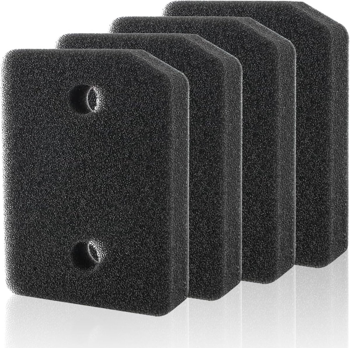 4 stuks - 9164761 droger filters voor Miele T1-serie warmtepompdroger, fijn/grof 207 x 157 x 30 mm wasdroger sokkelfilter-voor Wasdrogers - Basisfilter - mat zwart