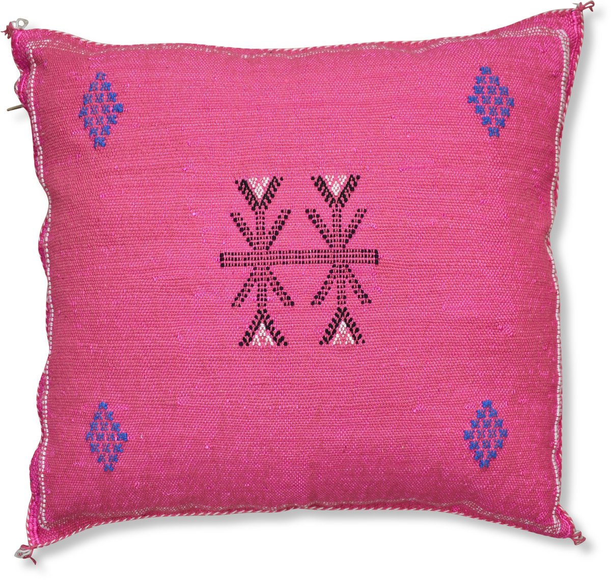 Cactus zijde kussen - Roze - Sabra - Handgemaakt & Uniek Sierkussen - 50 cm x 50 cm SB083