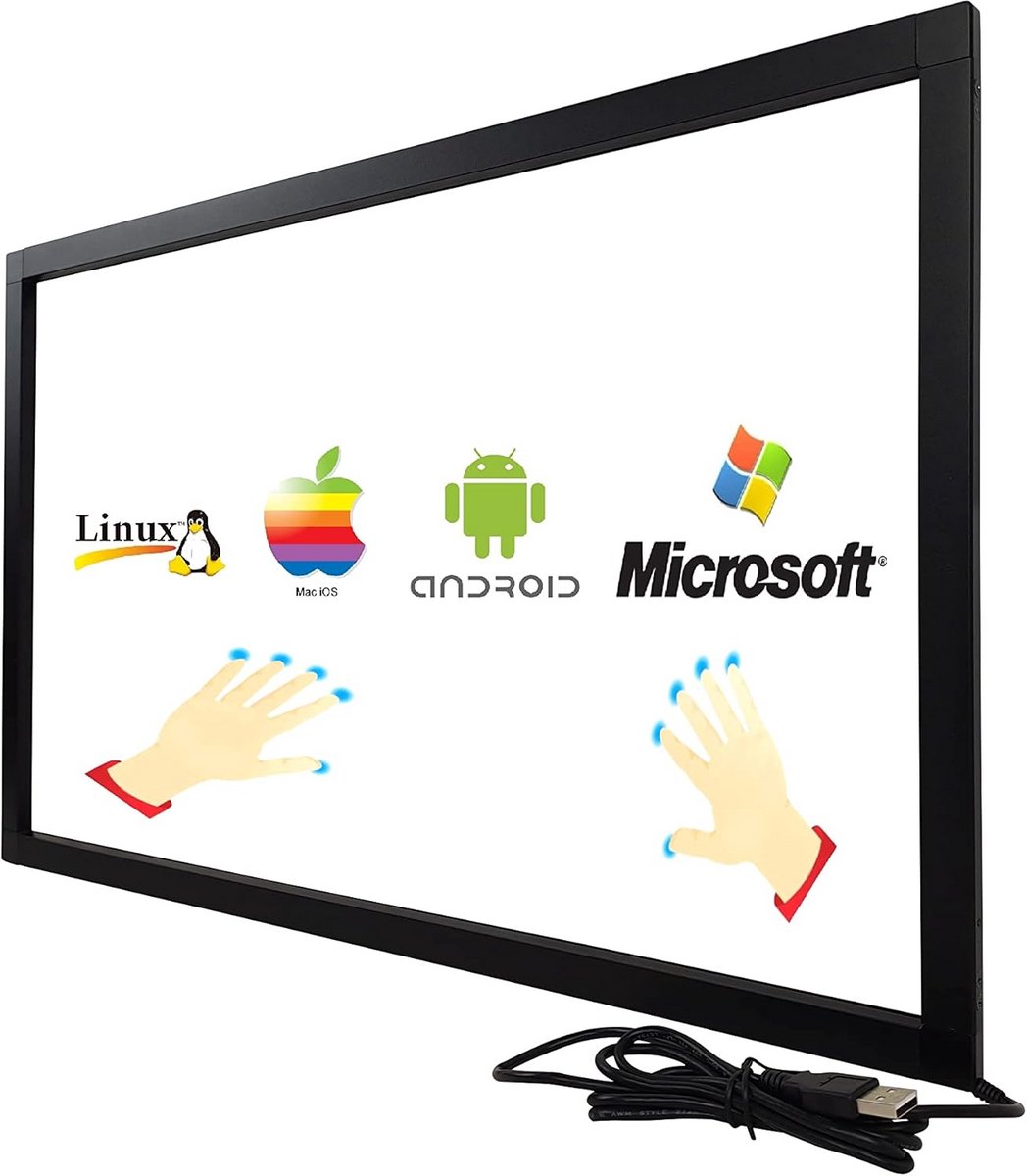46 Inch Infrarood Touchscreen Frame Overlay - 10 Punten Interactief Touchscreen Paneel