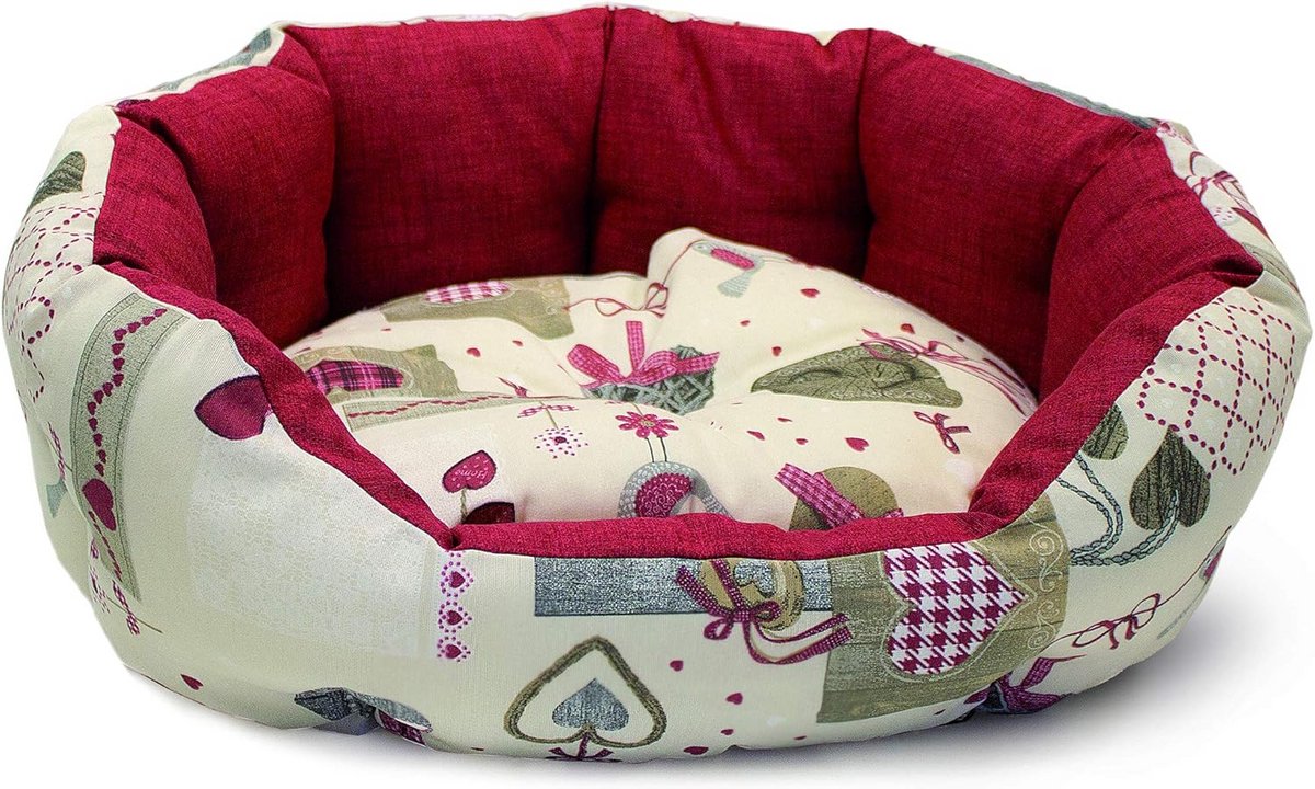 Reversible Hondenkussen en Kattenkussen Comfort - 100x65x10 cm - Zacht en Stevig