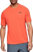 Under Armour Tech 2.0 SS Tee Novelty Heren Sportshirt - Oranje - Maat L