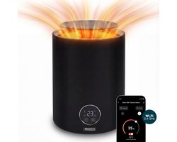 Princess Smart Keramische Kachel 348360 – 2000 W – 360° Verwarming – WiFi & App – Instelbare…