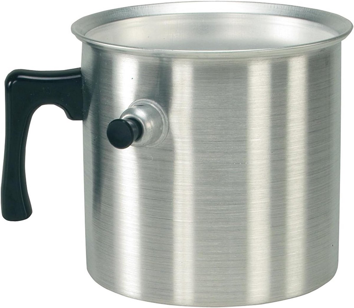 Gepolijst Aluminium Waterbadfornuis 2 Liter