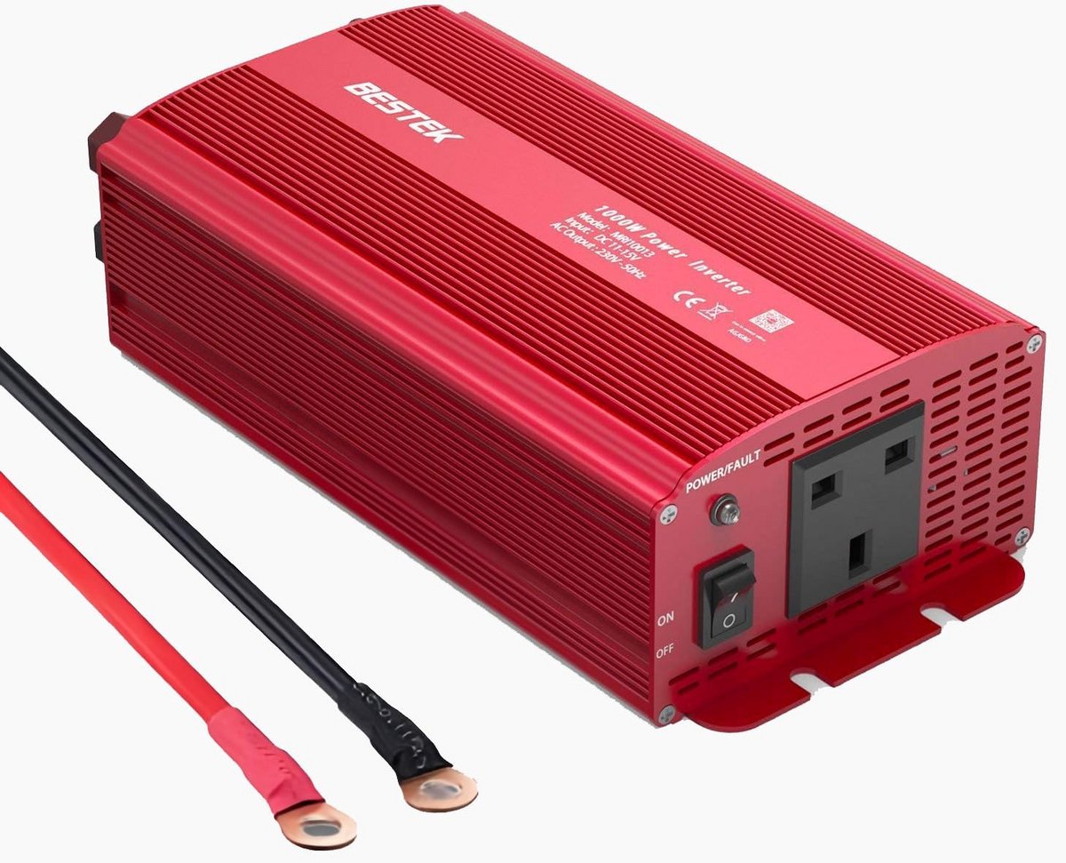 Krachtige 1000W Spanningsomvormer voor Auto en Camper - 12V naar 230V Zuivere Sinus