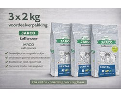 Jarco Premium Cat Vers Dental - 3x 2kg Voordeelverpakking