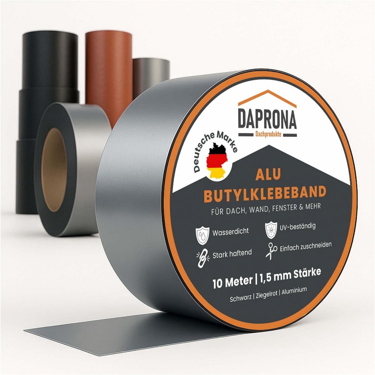 Sterke Aluminium Butyl Afdichtingstape 4 Rollen Waterdicht en Hittebestendig
