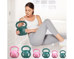 Kettlebell 2,3 kg met Drie Handvatten voor Krachttraining en Core Oefeningen