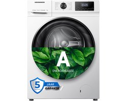 Heinner HWM-H9014INVA+++ Wasmachine 9 kg – 14 Programma’s Met Stoomfunctie & Voorwasprogramma – 1400 tpm – LED Display – Energieklasse A – Wit – 5 Jaar Garantie