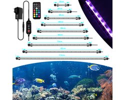 Waterdichte RGB LED duikverlichting aquarium 8,4W met timer