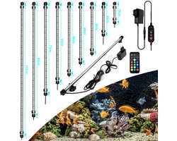 Waterdichte RGB LED duikverlichting aquarium 6,6W met timer