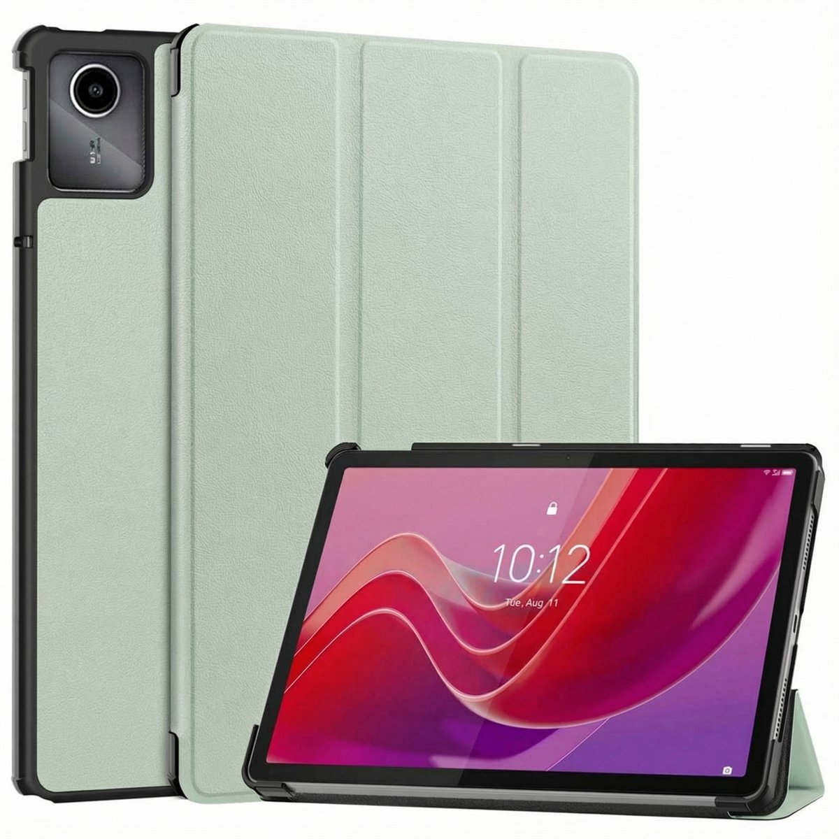 imoshion Tablet Hoes - Geschikt voor Lenovo Tab M11 - Trifold Bookcase - Lichtgroen