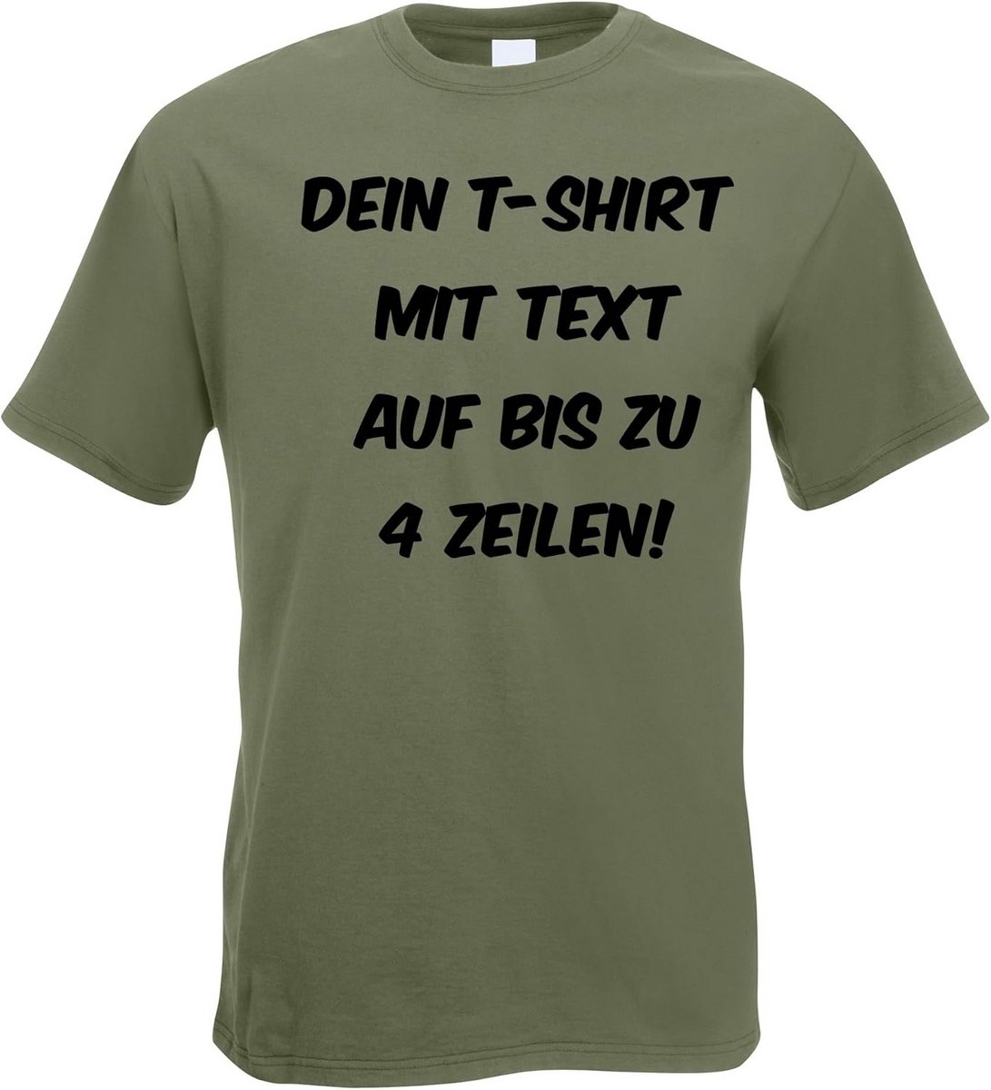 T-shirt met tekstprint voor heren - Persoonlijk cadeau met grappige opdruk