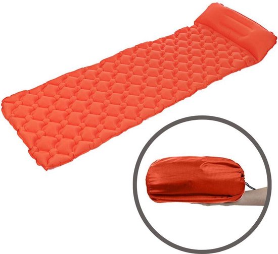 basketbal mineraal Saai Goed stevig compact luchtbed - 1 persoons - camping - backpacken | bol.com