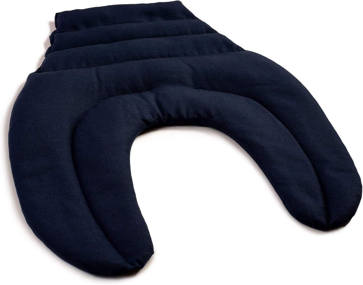 Neksteun met rugdeel voor Warmte en Comfort | Donkerblauw