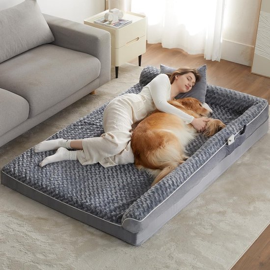 Orthopedisch XXL Hondenbed voor Grote & Extra Grote Honden - Waterdichte Sofa met Antislip Bodem