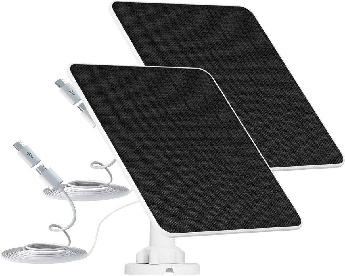 Zonnepanelen voor Oplaadbare Buiten Beveiligingscamera's - Continue Stroomvoorziening