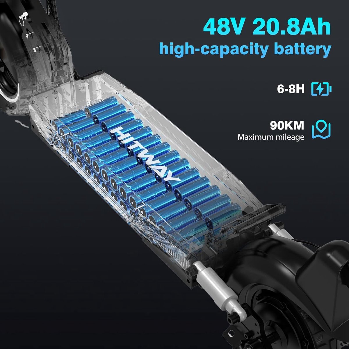 HITWAY H9 Pro Elektrische Step - afbeelding 3