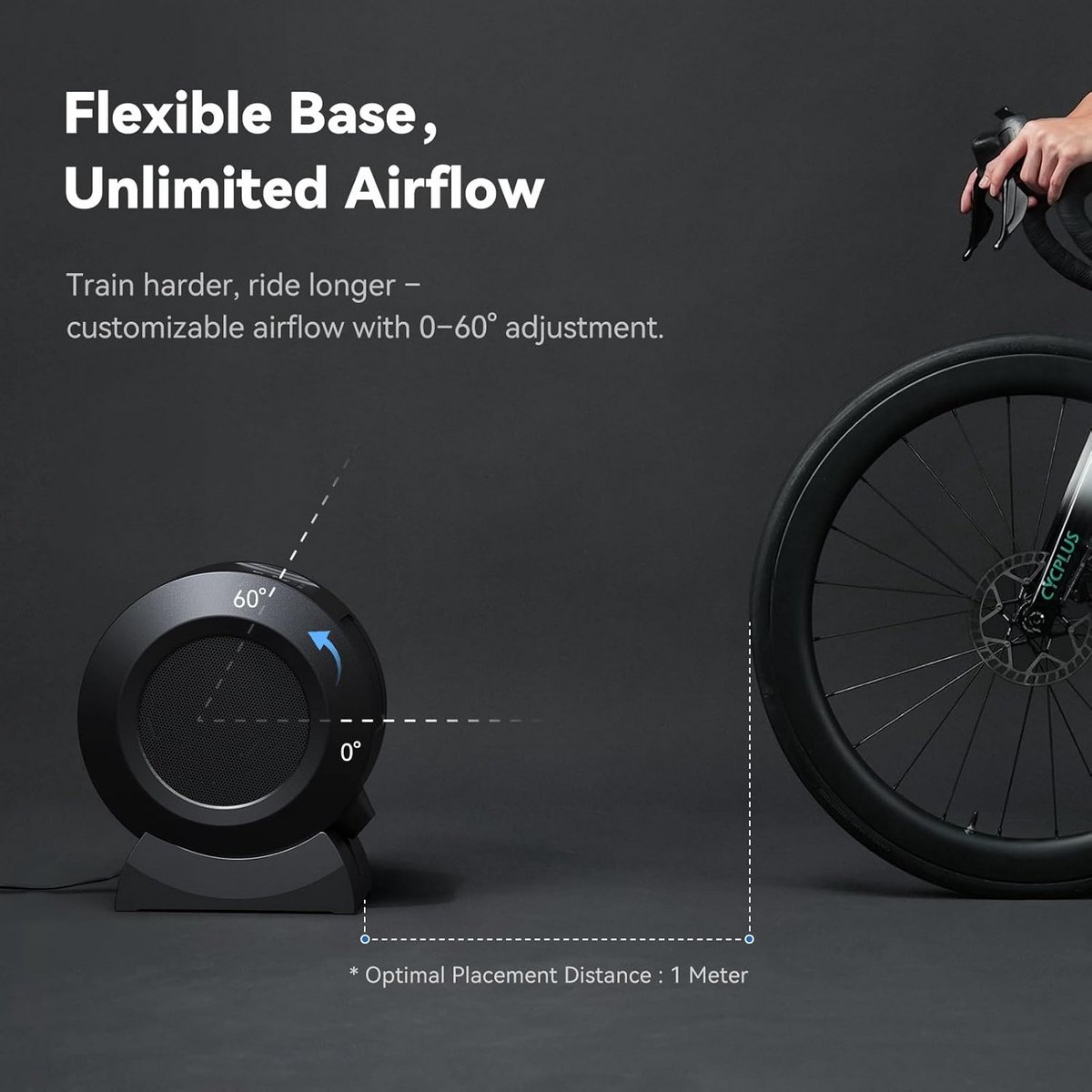 Intelligente Indoor Fietsventilator met App en Afstandsbedieningsopties