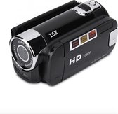 WiseGoods - Vlogcamera - Videocamera met Schermpje - Digitale Vlog Camera 270 graden -1080P 16MP Camcorder 4K - Zwart