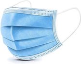 Mondkapjes / Mondmaskers blauw 3-laag Beschermend (niet medisch) doos á 50 stuks - Face Mask comfortabel