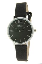 Ernest Horloge Cindy - small - silver zwart