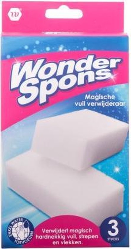 Wonderspons - Spons - Schuurspons - 3 stuks
