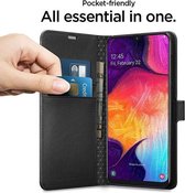 Samsung  Galaxy A6 zwart boek hoesje