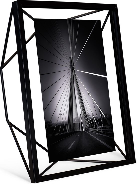 Afleiding woestenij Moederland Gadgy Prisma Fotolijst Zwart - metaal – voor horizontale en verticale  foto's - 10x15 /... | bol.com