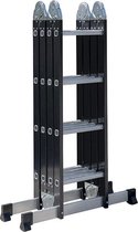 Escalo – Ladder – Multifold – Vouwladder - 2-in-1 – Zwart